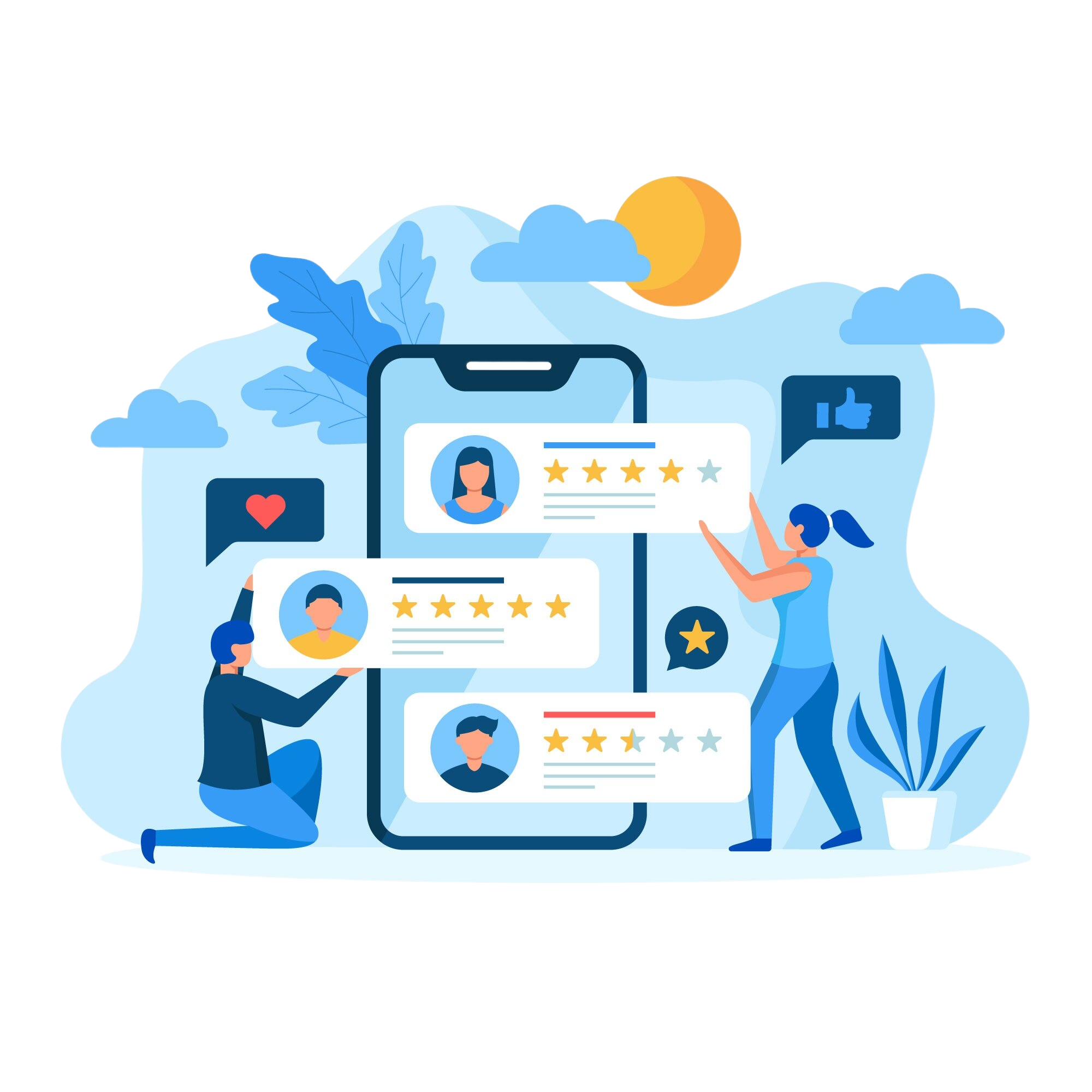 Imagem dos depoimentos